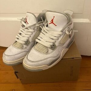 Jordan 4 cement sneakers